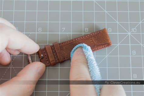 how to clean watch straps